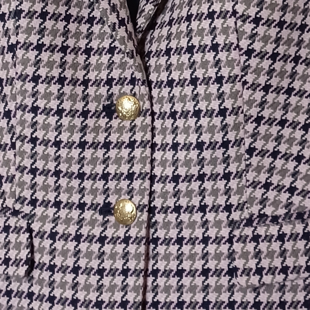 J.CREW Women's Wool Blend Houndstooth Blazer. Size 4 - Picture 5 of 16